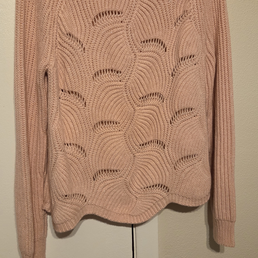 a new day Blush Textured Knit Sweater